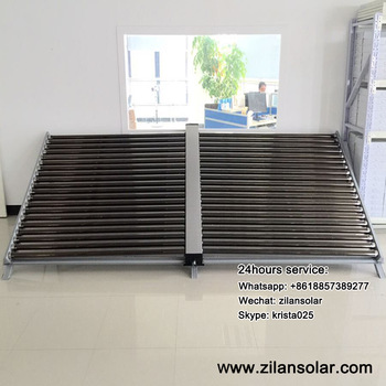 Solar water heating project 40tubes solar collector
