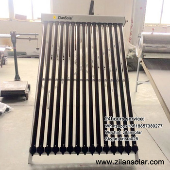15tubes heat pipe vacuum tube solar collectors