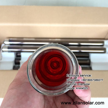 12tubes heat pipe solar collector for solar swimming pool heating