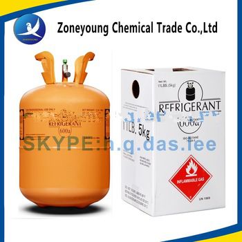 99 9 Purity Refrigerant R600a Gas For Air conditioner