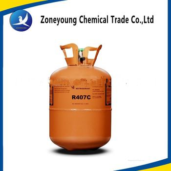 Cylinder R407c Refrigerant Gas In 25lb