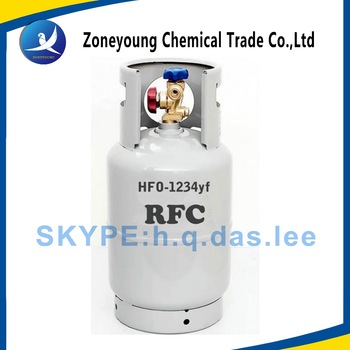 New Material Safety Environmental Refrigerant Gas R1234yf