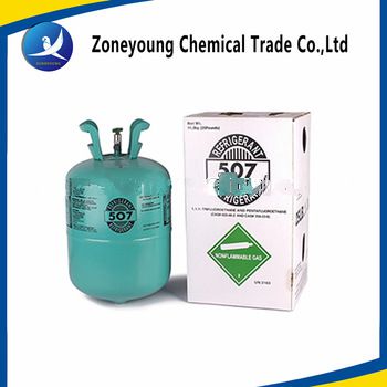 Low temperature refrigeranting used r507 refrigerant gas