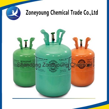 99.99% Pury Refrigerant R134a / R406a /R600a Gas For Industrial