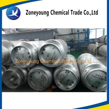 R134a refrigerant gas of Zibo Manufacturer, cylinder 13.6kg/30lb R134a, Zibo Refrigerant gas