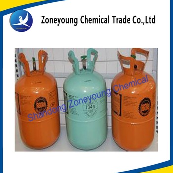 HFC-134a refrigerant gas Zibo plant, high purity and cheap prices, used for refrigerator, air conditioner and car
