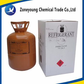 6 5kg Refrigerant Gas R600a For Cold Drink Machine With White Package
