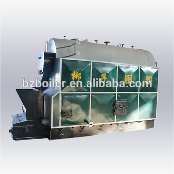 horizontal coal fired 6t h coal wood fired steam boiler furnace generator