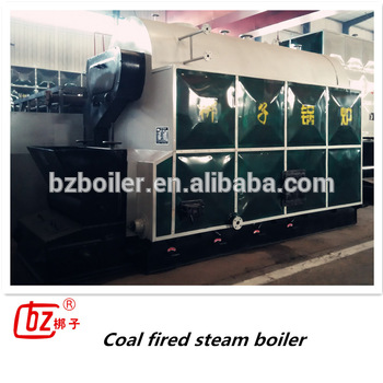 Horizontal Industrial Water and Fire Tube coal Fired steam boiler