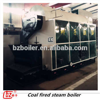 Horizontal Industrial Water and Fire Tube coal Fired steam boiler