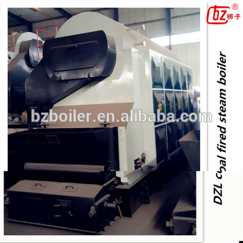 Horizontal Industrial Water and Fire Tube coal Fired steam boiler