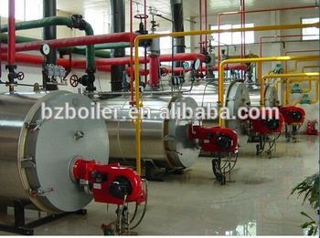 boilers Horizontal type fire tube automatically natural gas or diesel fired steam boiler
