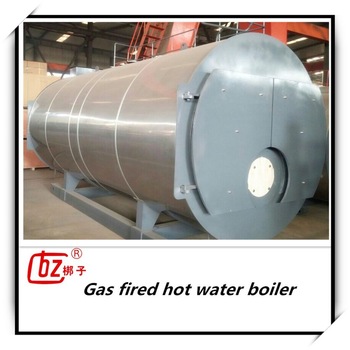 2 8 MW Environment friendly gas oil fired horizontal hot water boiler