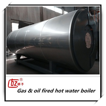 Waste oil fired heat conduction hot water boilers