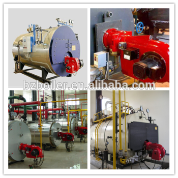 3 phase 380V dual fuel CNG and Diesel water boiler