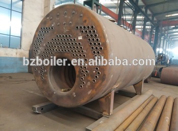 Natural gas fired high pressure steam boiler