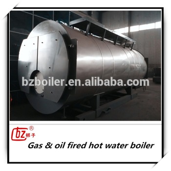 1 4 Mpa Gas oil fired hot water bath boiler furnace generator