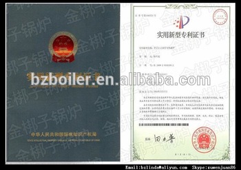 YGL vertical biomass fired fix grate thermal oil boiler thermal oil heater
