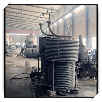 Assembly multi coils fixed grate multi fuel thermic fluid heater