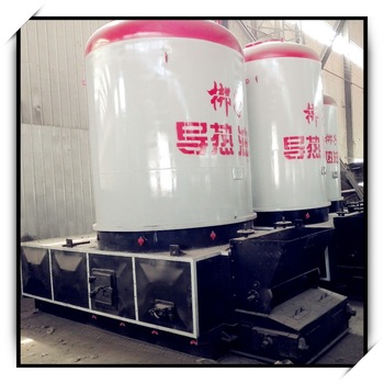 Automatically vertical coal or biomass fired hot oil heater boiler for drying