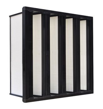 Medium efficiency F9 V type air conditioning industrial air filter