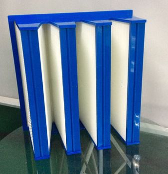 Air Filter HEPA ULPA Mini Pleat V bank Aluminum made in China