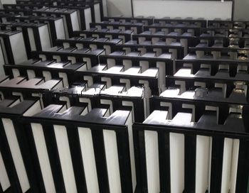 Medium Efficiency plastic V type air filter air filter with plastic frame made in China