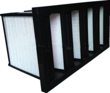 glass fiber V bank filter F8