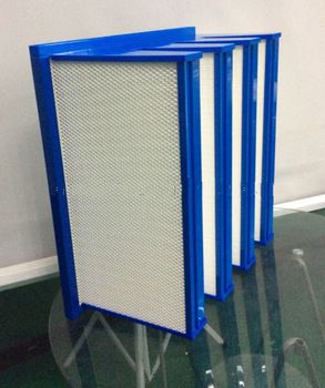 V bank Medium Air Filter for Heating Ventilation and Air Conditioning Plastic Frame