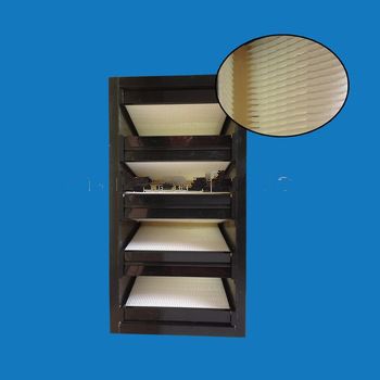 Large Flow Rating Pleat F5 f9 V bank medium filter F9