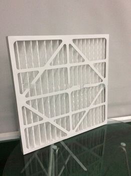 Good Quality Disposable cardboard panel pleated pre filter for HVAC system made in China