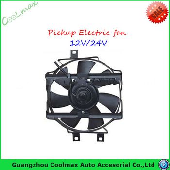 Direct selling car ac condenser fan 10 inch for Pickup 12v 24v 80w