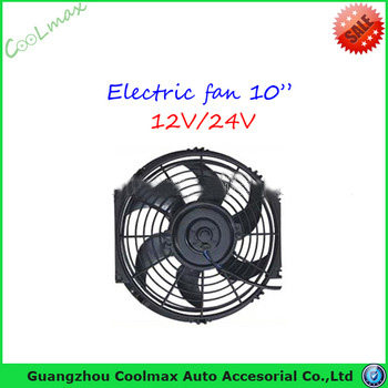 10 Electric Fan for Auto air conditioner cooling system car ac condenser fan 12v 24v 80w