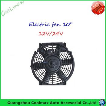 12 inch Electric Fan A C cooling system car ac condenser fan 12 Blades 12v 24v 80w