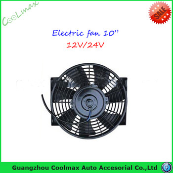 Auto air conditioner Universal ac condenser fan same spal condenser fan blades 12v 24v 80w