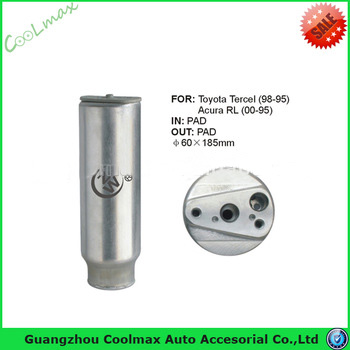 High performance wholesale auto a c receiver drier PAD 60 150MM For Toyota