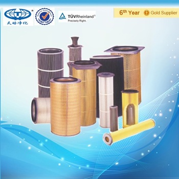 Air turbine air compressor filter element