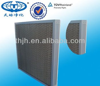 Aluminum Separator Galvanized Flat Air Filter HEPA