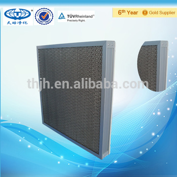 Aluminum Separator Stanless Steel Flat Air Filter HEPA