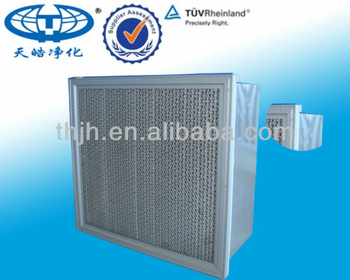 Low Resistance Air Filter with Galvanized Frame