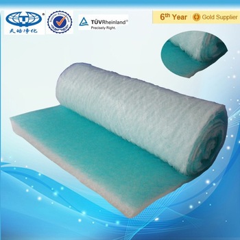 Paint stop for spray booth room floor filters