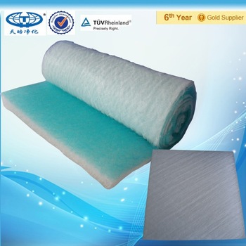 Paint stop for spray booth room floor filters