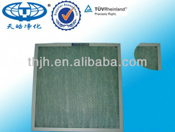Fiberglass G3 efficiency Panel Air Filter for Industry
