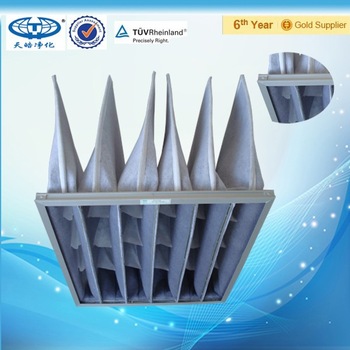 Absorb peculiar smell secondary activated carbon pocket filter