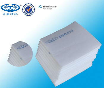 White cotton fiber filter Polyester Filter Felt
