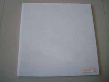 Polyester filament yarn flame resistant filter media in roll