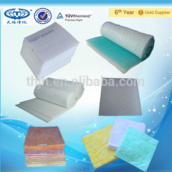 Synthetic fiber filter roll