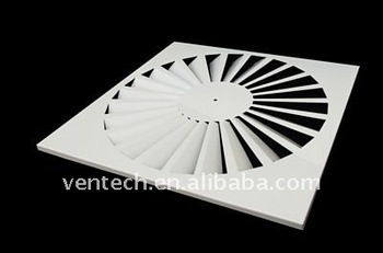 Fixed swirl diffuer