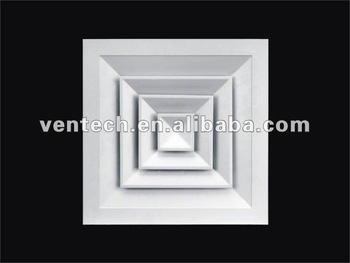 square <font color='red'>diffuser</font> with <font color='red'>damper</font>