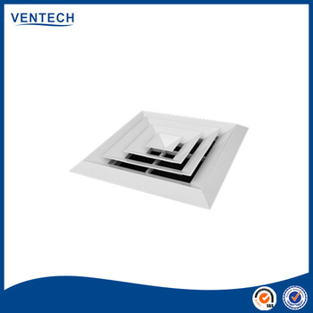 HVAC air conditioner square diffuser grilles
